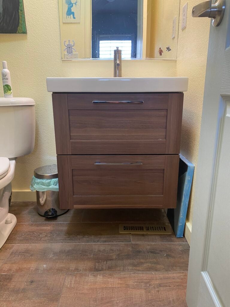 Floating Vanity Repair in Lyons