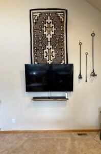 TV Wall Mounting and Custom Shelving in Longmont